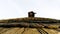 Wooden old church with an old cross