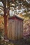 Wooden Outhouse Privy in the Woods