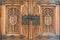 Wooden panels with coat of arms