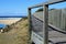 Wooden path Boardwalk Urunga Wetlands in Australia