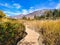 Wooden Pathway at Oak Glen Preserve at San Bernardino County, California