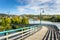 Wooden Pedestrian Bridge