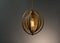 Wooden Pendant light lamp illuminated, Elegant Chandelier illuminated