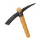 A wooden pickaxe with an iron tip.The tool that miners manually extract the minerals in the mine.Mine Industry single