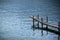 Wooden pier by the lake