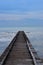 Wooden pier at Lido di Jesolo, Italy