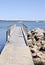 Wooden Pier with Mandurah River, Western Australia