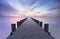 Wooden Pier at Twilight