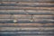 Wooden planed wood texture on a house wall