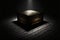 Wooden plank podium, table in the dark, arts & architecture, indoor