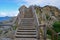 Wooden platform & ladder stairs built on rocks leading to a small hill on small Granite Island, Victor Harbor, South Australia