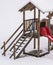 Wooden playing house for kids