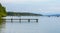 Wooden pontoons on AmmerSee lake