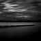 Wooden posts in a lake, long time exposure