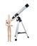Wooden Puppet with Telescope