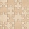 Wooden puzzles assembled for seamless background, White Oak wood