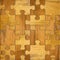 Wooden puzzles - seamless background - decorative pattern