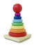 Wooden rainbow stacker, stacking toy for kids, colourful rainbow, wooden toys for kids, baby and infant.