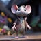 Wooden Rat Figure: High Quality, Detailed Face, Pixar And Disney Ip