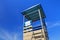 Wooden Rescue tower on the beach.