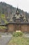 Wooden restaurant-museum Hutsulshchina in Yaremche, Ukraine