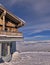 A wooden restaurant in Nassfeld Ski Resort