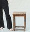 wooden retro chair. minimalist photography.