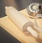 Wooden Rolling Pin, Measuring Cup and Cake Mold