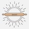 Wooden rolling pin plunger bakery tool shinging effect Flat design