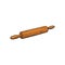 Wooden rolling pin, roller for dough flattening