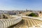 Wooden roof called Setas de Sevilla and amazing panoramic view of the city, Seville, Spain