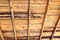 Wooden roof inside