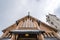 Wooden roof of the Wang Temple in Karpacz