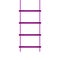 Wooden rope ladder in purple design