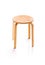 Wooden round chair for home decoration