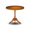 Wooden round table