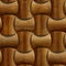 Wooden rounded blocks stacked for seamless background