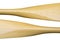 Wooden rowing oars