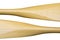 Wooden rowing oars isolated