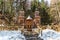 Wooden Russian Chapel on the Vrsic Pass-Slovenia