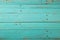 Wooden rustic turquoise background