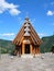 Wooden Saint Sava Church in traditional Drvengrad village, Mokra Gora, Drvengrad