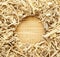 Wooden sawdust and shavings background