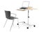 Wooden School, Home and Office Laptop Desk with Chair