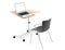 Wooden School, Home and Office Laptop Desk with Chair