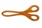 Wooden serving tongs