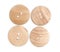 Wooden sewing button