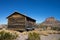 Wooden shack in big bend texas