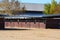 Wooden shedrow stabling at Twin Rivers Ranch