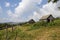 Wooden shepherds houses in the Svydovets ridge Ukrainian Carpathian